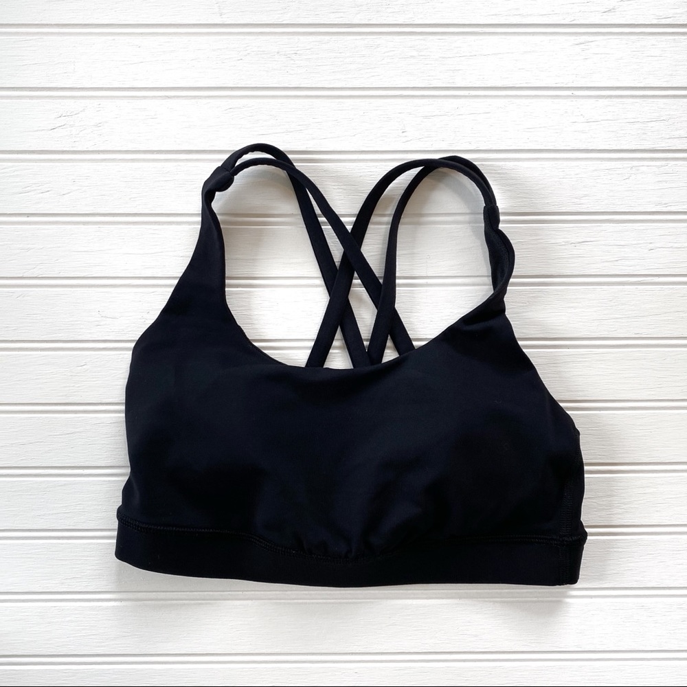Lululemon energy bra black 4